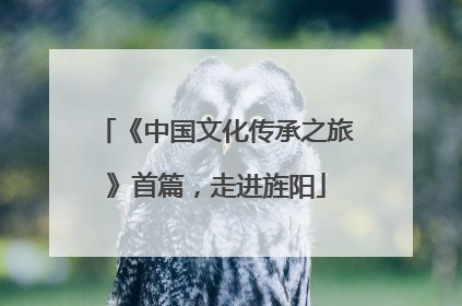 《中国文化传承之旅》首篇，走进旌阳