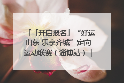 「开启报名」“好运山东 乐享齐城”定向运动联赛（淄博站）｜齐迹争霸之稷下逐风