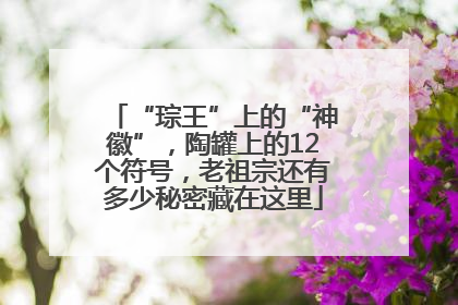 “琮王”上的“神徽”，陶罐上的12个符号，老祖宗还有多少秘密藏在这里