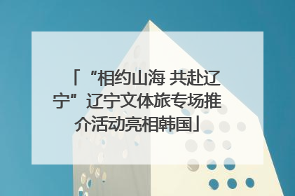 “相约山海 共赴辽宁”辽宁文体旅专场推介活动亮相韩国
