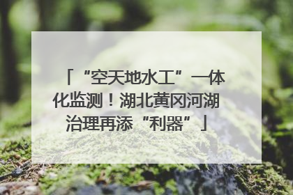“空天地水工”一体化监测！湖北黄冈河湖治理再添“利器”