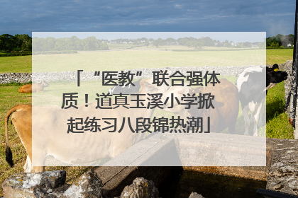 “医教”联合强体质！道真玉溪小学掀起练习八段锦热潮