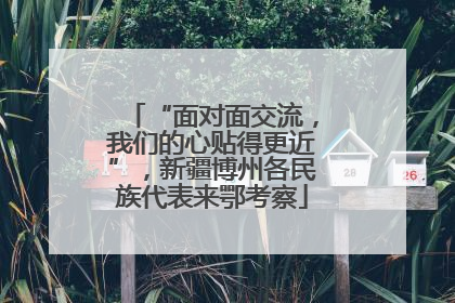 “面对面交流，我们的心贴得更近”，新疆博州各民族代表来鄂考察