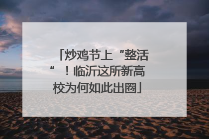 炒鸡节上“整活”！临沂这所新高校为何如此出圈