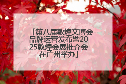 第八届敦煌文博会品牌运营发布暨2025敦煌会展推介会在广州举办