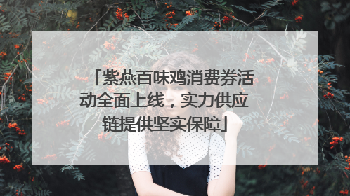 紫燕百味鸡消费券活动全面上线，实力供应链提供坚实保障