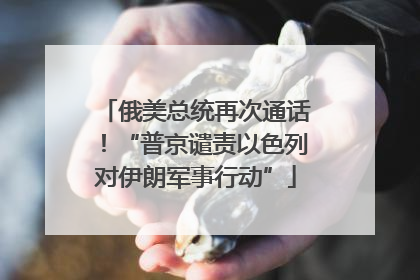 俄美总统再次通话！“普京谴责以色列对伊朗军事行动”