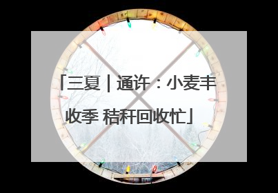 三夏｜通许：小麦丰收季 秸秆回收忙