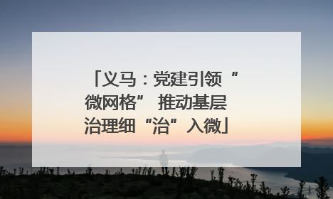 义马:党建引领“微网格” 推动基层治理细“治”入微