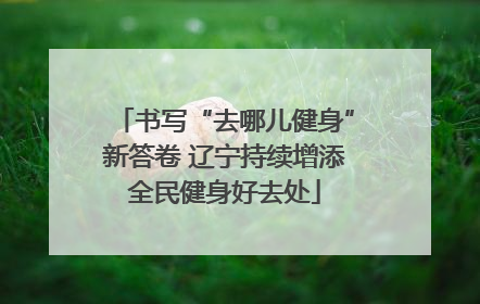 书写“去哪儿健身”新答卷 辽宁持续增添全民健身好去处