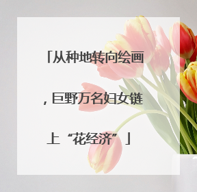 从种地转向绘画，巨野万名妇女链上“花经济”