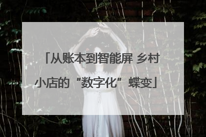 从账本到智能屏 乡村小店的“数字化”蝶变
