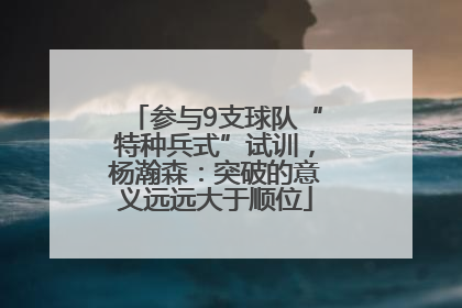 参与9支球队“特种兵式”试训，杨瀚森：突破的意义远远大于顺位