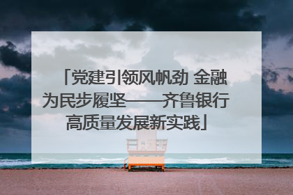 党建引领风帆劲 金融为民步履坚——齐鲁银行高质量发展新实践