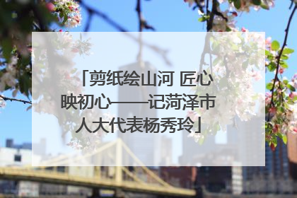 剪纸绘山河 匠心映初心——记菏泽市人大代表杨秀玲