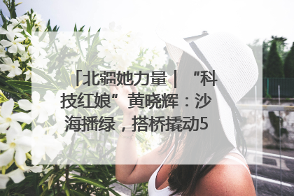北疆她力量｜“科技红娘”黄晓辉：沙海播绿，搭桥撬动5.3亿研发