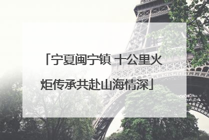 宁夏闽宁镇 十公里火炬传承共赴山海情深