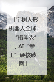 宇树人形机器人全球“格斗秀”，AI“拳王”硬核破圈