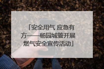 安全用气 应急有方——杨园城管开展燃气安全宣传活动
