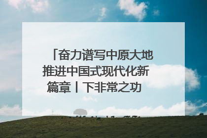 奋力谱写中原大地推进中国式现代化新篇章丨下非常之功 战非常“三夏”