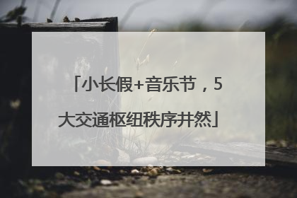 小长假+音乐节，5大交通枢纽秩序井然