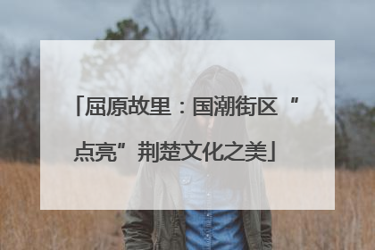 屈原故里：国潮街区“点亮”荆楚文化之美