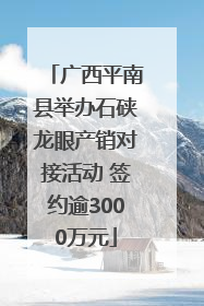 广西平南县举办石硖龙眼产销对接活动 签约逾3000万元