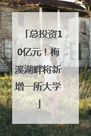 总投资10亿元！梅溪湖畔将新增一所大学