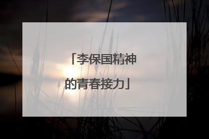 李保国精神的青春接力