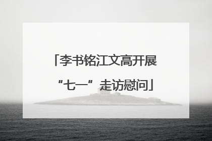 李书铭江文高开展“七一”走访慰问