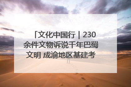 文化中国行｜230余件文物诉说千年巴蜀文明 成渝地区基建考古成果展开展