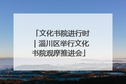 文化书院进行时｜淄川区举行文化书院观摩推进会