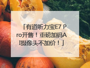 有道听力宝E7 Pro开售！重磅加码AI摄像头不加价！