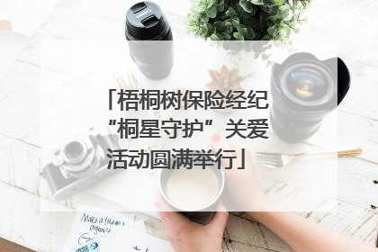 梧桐树保险经纪“桐星守护”关爱活动圆满举行