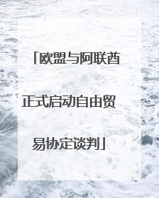 欧盟与阿联酋正式启动自由贸易协定谈判