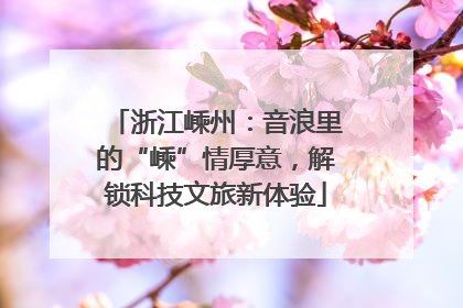 浙江嵊州：音浪里的“嵊”情厚意，解锁科技文旅新体验