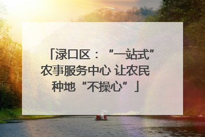 渌口区：“一站式”农事服务中心 让农民种地“不操心”