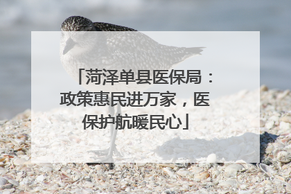 菏泽单县医保局：政策惠民进万家，医保护航暖民心