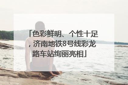 色彩鲜明、个性十足，济南地铁8号线彩龙路车站绚丽亮相