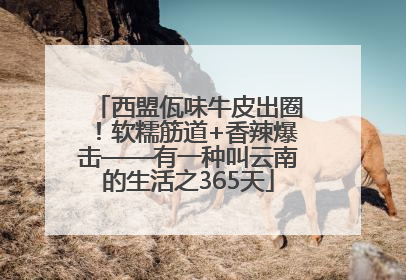西盟佤味牛皮出圈！软糯筋道+香辣爆击——有一种叫云南的生活之365天