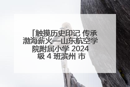 触摸历史印记 传承渤海薪火—山东航空学院附属小学 2024 级 4 班滨州 市档案馆研学实践活动
