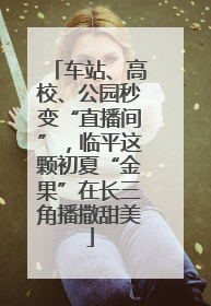 车站、高校、公园秒变“直播间”，临平这颗初夏“金果”在长三角播撒甜美