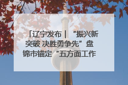 辽宁发布｜“振兴新突破 决胜勇争先”盘锦市锚定“五方面工作”力争全年地区生产总值增长5.5%左右
