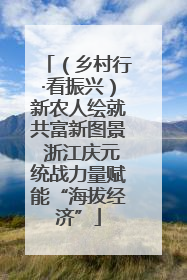 （乡村行·看振兴）新农人绘就共富新图景 浙江庆元统战力量赋能“海拔经济”