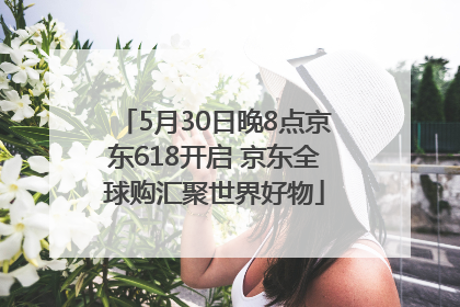 5月30日晚8点京东618开启 京东全球购汇聚世界好物